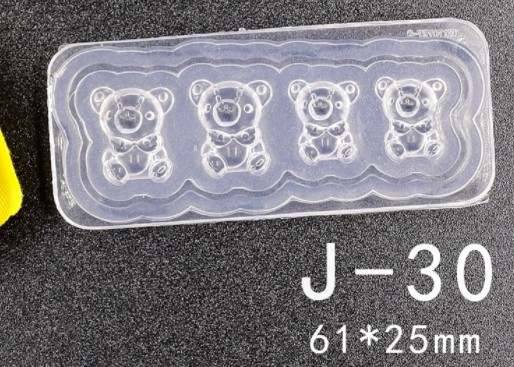 ネイルモールド レジンモールドくまさん セルフ セルフネイル ゆめかわ シリコン ｼﾘｺﾝ全身 くまシリコンモールド 立体 3dネイル