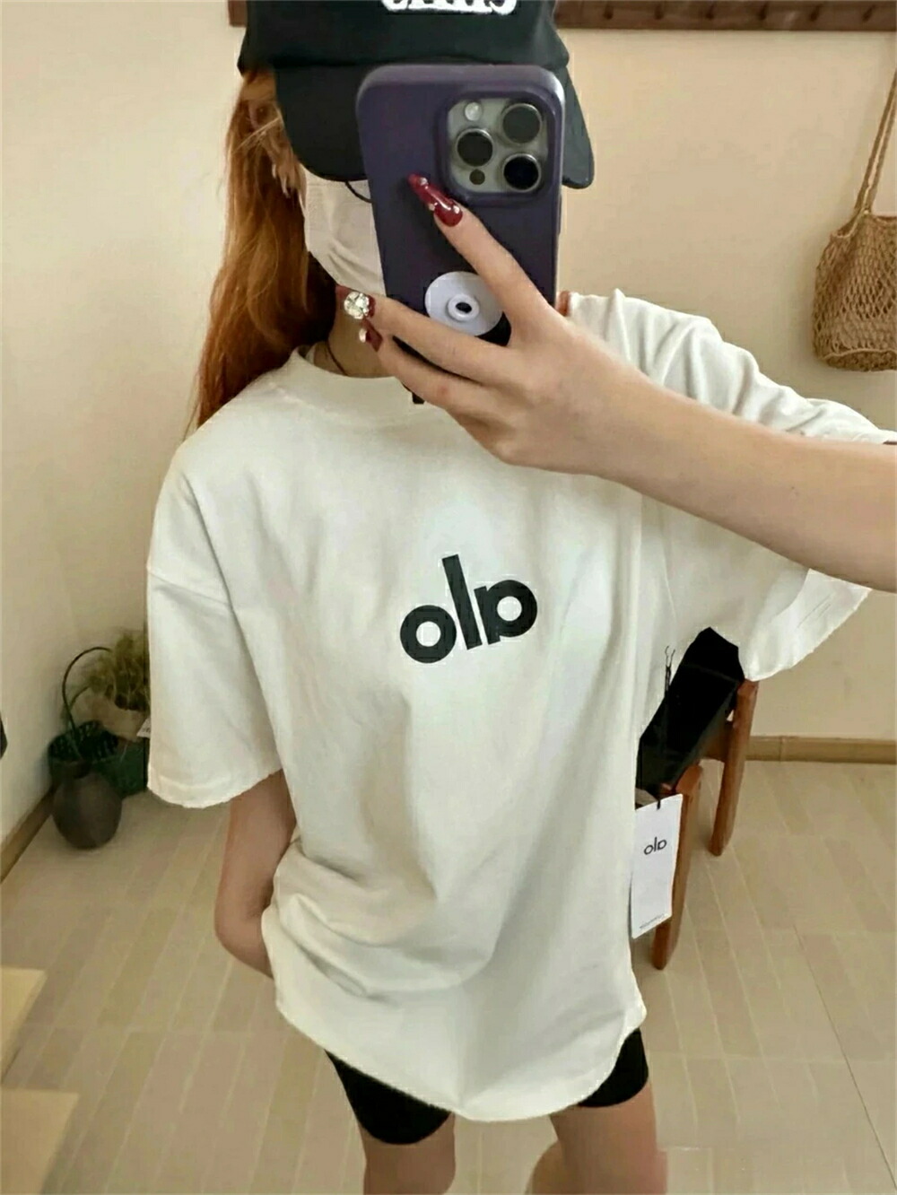 ★ ALO Yoga ★半袖 tプルオーバー レディース 心地よい 今めかしい ゆったり カットソー 黒 白 気が大きい大きさ 春夏 薄っぺら 刷り上げる ロゴタイプT ワンポイント ラウンドのど首 真っただ中丈 伸ばすこと 派手 普段着 デイリー 着まわし 通い 通学 アウトドア お祭り 買い出し 学習者 成年者