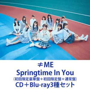 &ne;ME / Springtime In You（初回限定豪華盤＋初回限定盤＋通常盤） [CD＋Blu-ray3種セット]｜ポプカル 店