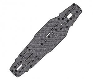3RACING Cero FWD用 グラファイトメインシャーシ SAK-C157 RCパーツ