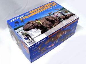 ARTPLA 研究員とティラノサウルスセット