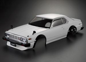 1/10 日産スカイライン1980 2000Turbo GT-ES ホワイト 塗装済みボディ 48676 RCパーツ