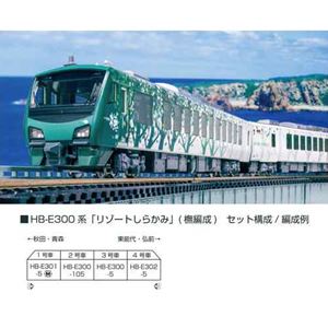 HB-E300系「リゾートしらかみ」(?編成)4両セット 10-2073 Nゲージ