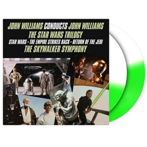 輸入盤 OST / JOHN WILLIAMS CONDUCTS JOHN WILLIAMS - THE STAR WARS TRILOGY （HALF GREEN HALF WHITE） [2LP]