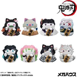 MEGA CAT PROJECT 鬼滅の刃 鬼滅の刃ニャンコ 招き猫ver.弐 (1BOX) 彩色済みフィギュア【予約】