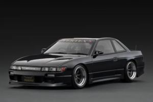 1/18 VERTEX S13 Silvia Black IG3588 完成品ミニカー