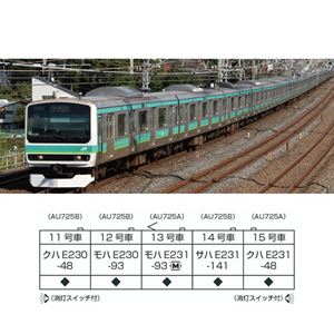 E231系常磐線・上野東京ライン 5両セット 10-2030 Nゲージ｜ポプカル 店 10,522円