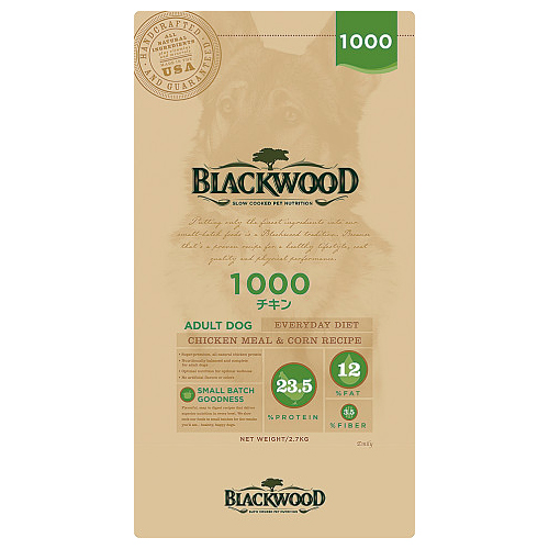 成犬から老犬までの中粒で丸型を好むワンちゃん用ブラックウッドblackwood１０００チキン ドッグフード ドライ kg ドッグフード ネコポス不可 美活コスメ応援部