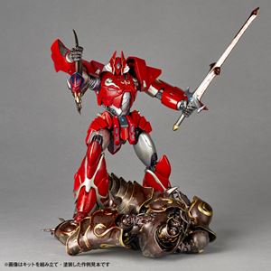 ARTPLA SCULPTURE WORKS 機甲界ガリアン 鉄の紋章 鉄巨神vs邪神兵 組み立て式プラモデル