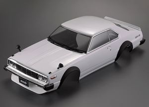 1/10 日産スカイライン1977 2000GT-ES ホワイト 塗装済みボディ 48701 RCパーツ