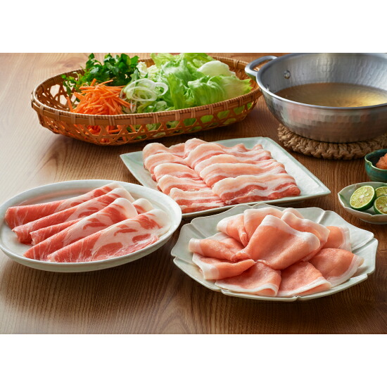 【送料無料】鹿児島 南州農場 黒豚しゃぶしゃぶ 3種食べ比べセット 黒豚ロースしゃぶ200g 黒豚肩ロースしゃぶ200g 黒豚バラしゃぶ200g ポン酢50g×4 産地直送 かごしま黒豚 肉 豚 豚肉 ギフト 食べ物 プレゼント グルメ ご当地 ご当地グルメ お取り寄せ 敬老の日 敬老 母の日