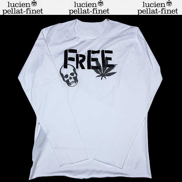 pellat-finet t-shirt ペラフィネ ロンT スカル Y2K lucien pellat-finet (ルシアン ペラフィネ) Skull Tongue