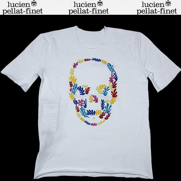 【楽天市場】ルシアンペラフィネ lucien pellat-finet レディース トップス Tシャツ 半袖 ロゴ レインボースカルロゴ