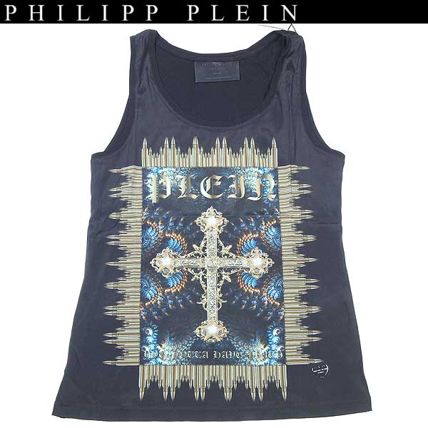 フィリッププレイン PHILIPP PLEIN タンクトップ スカルスタッズ フィリッププレイン PHILIPP PLEIN タンクトップ スカルスタッズ