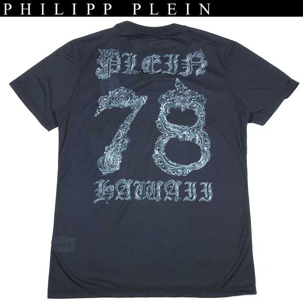 フィリップ質朴 Philipp Plein メンズ トップス ジャージ 半袖 ロゴ 径路石ころ スタッズロゴ スカルロゴ バックナンバーロゴツキtシャツ 黒人 Hm9135 Mirrow 13s R 貨物輸送無料 Smtb Tk Automyjnia Adam Pl
