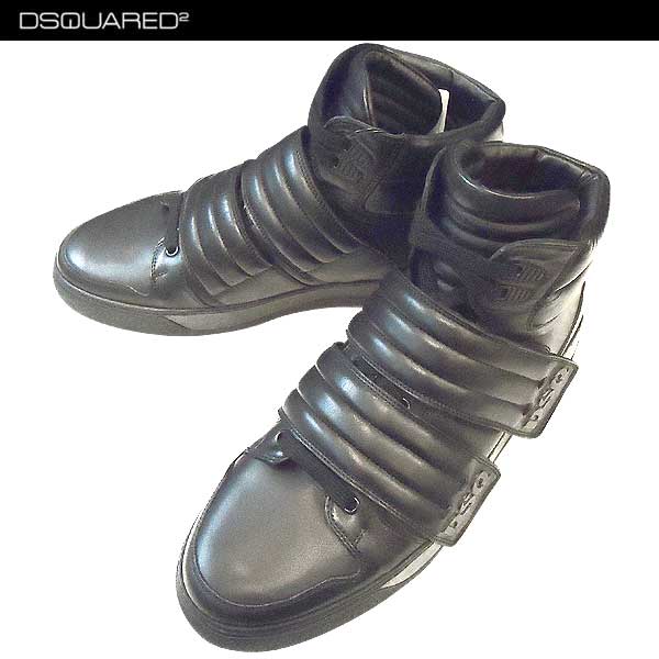 【DSQUARED2】 レザー ハイカットスニーカー ロゴ レースアップ 楽天市場】ディースクエアード DSQUARED2 メンズ 靴 スニーカー