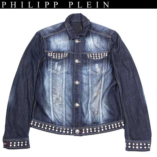 楽天市場】フィリッププレイン PHILIPP PLEIN メンズ アウター ジャケット レザージャケット スカルバックロゴ入りラムスキンレザージャケット  ブラック 黒 