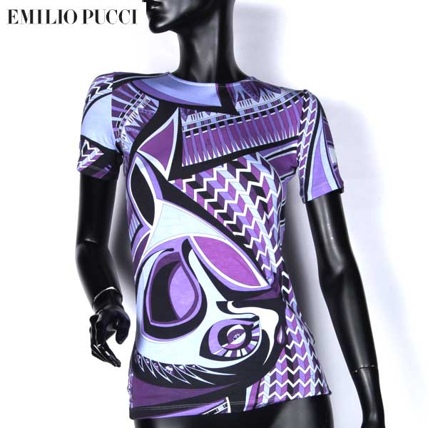 Emilio Pucci　ビーズ襟 カットソー トップス ブラック 36 楽天市場】エミリオ プッチ Emilio Pucci レディース トップス