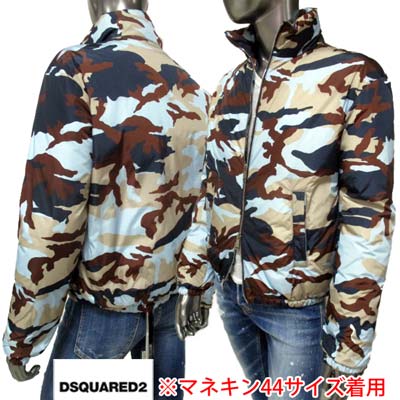 ディースクエアード DSQUARED2 メンズ アウター 上衣 ロゴタイプ ZIPロゴタイプ目じるし・家鴨柄ナイロン上衣 S74AM0447 S42421 001F 14S (R139000)【貨物輸送無料】【smtb-TK】
