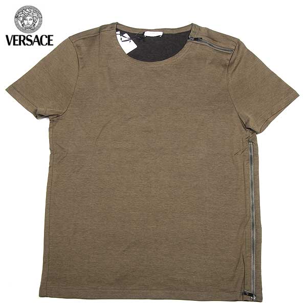VERSACE★ヴェルサーチ 半袖クルーネック T シャツ 2色 トップス VERSACE ヴェルサーチ AUU01005 1A10011 カラー2色 メドゥーサ