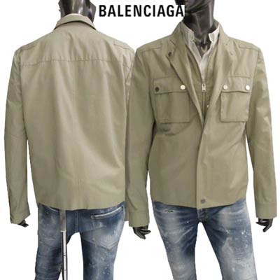 balenciaga バレンシアガ モッズコート　メンズアウター BALENCIAGA エコファー トリム モッズコート ブラック