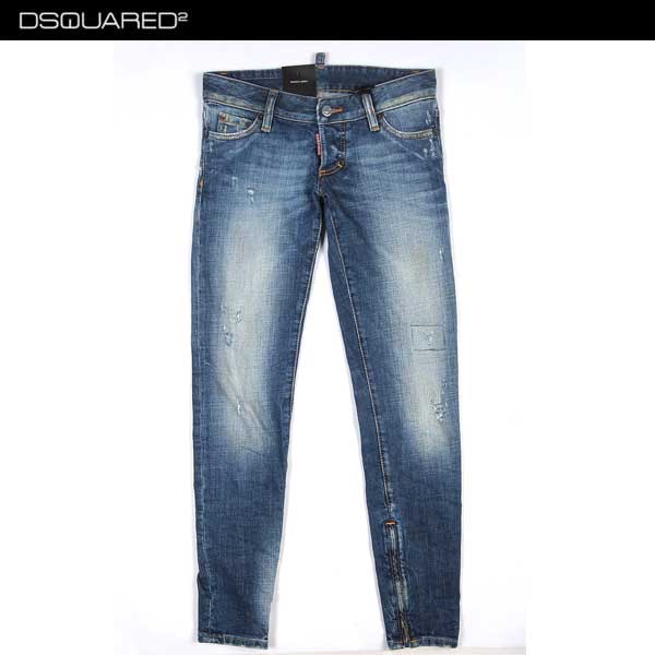 DSQUARED2 ブリーチ加工スキニーデニムパンツ S75LB0123 DSQUARED2 ブリーチ加工スキニーデニムパンツ S75LB0123