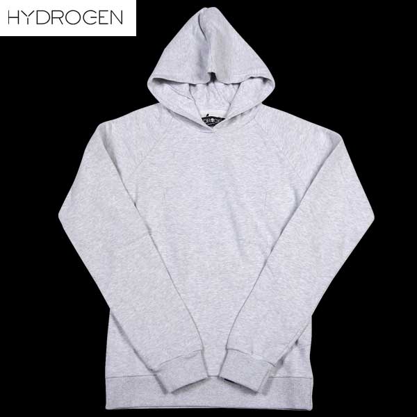 ハイドロゲン HYDROGEN レディース トップス パーカー フーディー ロゴ 点線スカルステッチロゴ刺繍付プルオーバーパーカー 155000 015 GREY MELANGE 14A (R33700)【送料無料】【smtb-TK】 24,264円