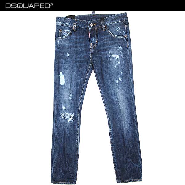 ディースクエアード DSQUARED2 レディース クラッシュ デニム ジーンズ COOL GIRL S75LA0538 S30281 470 (R60500) 14A【送料無料】【smtb-TK】｜ガッツ ブランドショップ