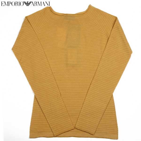 エンポリオアルマーニ EMPORIO ARMANI レディース トップス ニット セーター クルーネックボーダー柄ニット イエロー 黄色 P2M39M P230M 210 14A (R59400) 【送料無料】【smtb-TK】｜ガッツ ブランドショップ 38,610円
