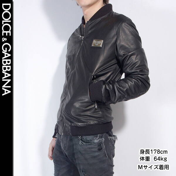 Dolce Gabbana Men Leatherette Jacket G9k50l Fulm2 N0000 Black R174800