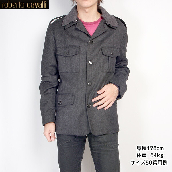 シェルビーノ・ストリート SCERVINO Street メンズ アウター ジャケット ウールジャケット M-65タイプウールジャケット グレー 灰色 08|SU 042 | 018 770 (R129150) 【送料無料】【smtb-TK】|ガッツ ブランドショップ