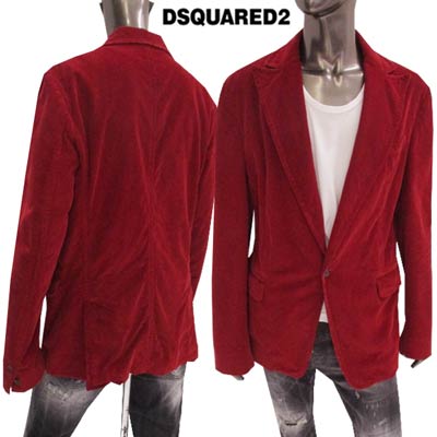 DSQUARED2 ✨希少美品✨ テーラードジャケット ウエストリボン 赤 黄 DSQUARED2 ✨希少美品✨ テーラードジャケット ウエストリボン