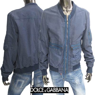 田中【極美品★48サイズ】DOLCE＆GABBANA　ナイロンジャケット Dolce & Gabbana レザージャケット | ブラック | FARFETCH JP