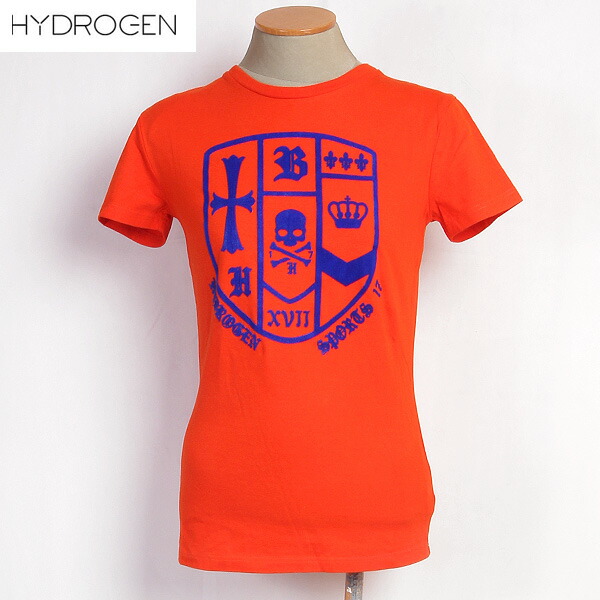 HYDROGEN 稲妻デザイン Tシャツ 赤 中古 Ｌサイズ THE FLASH ザ・フラッシュ プリントTシャツ メキシコ製 稲妻