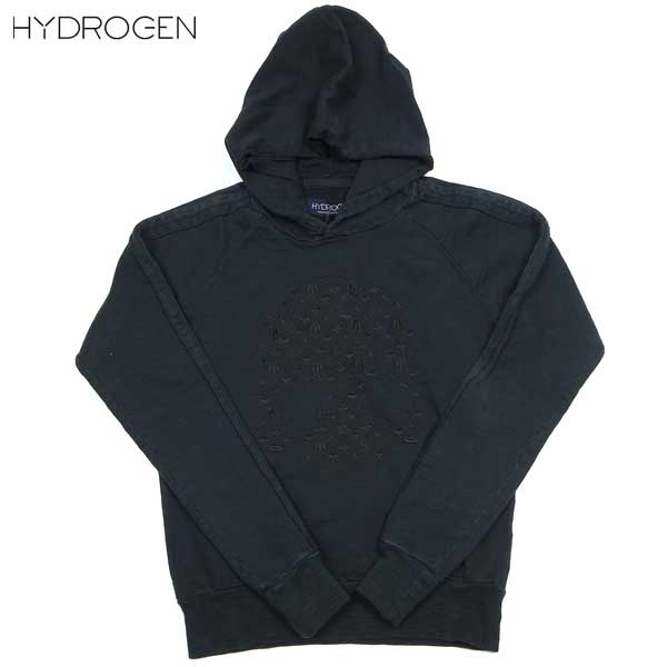 ハイドロゲン HYDROGEN レディース トップス パーカー モノグラムスカルプルオーバーパーカー ブラック 黒 115008 NEROMELANGE (R33600)【送料無料】【smtb-TK】
