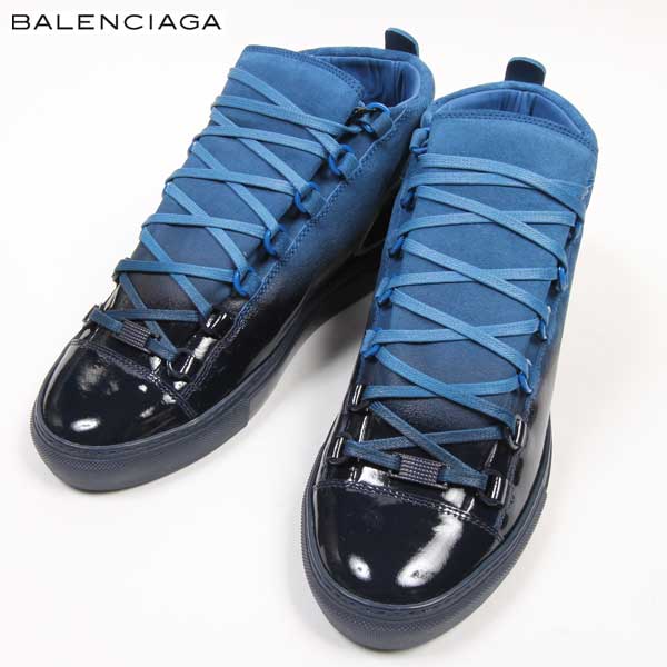 楽天市場 バレンシアガ Balenciaga メンズ 靴 スニーカー ハイカットスニーカー グラデーションcolorデザインハイカットスニーカー 青 黒 Waj50 4364 15s R 送料無料 Smtb Tk ガッツ ブランドショップ