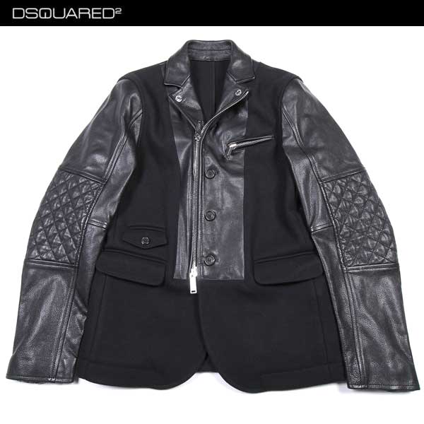 ☆*☆様 DSQUARED2 ライダースジャケット風テーラードジャケット DSQUARED2 - SPORTS JACKET / ライダースジャケット / S74AM1095