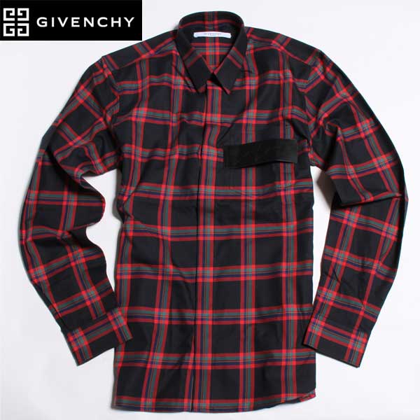 コンビニ受取対応商品 楽天市場 ジバンシー Givenchy メンズ トップス シャツ 長袖 ロゴ ポケット部分スエードスター付 赤チェックロング 丈デザインシャツ 16f 6029 417 600 61a R 送料無料 Smtb Tk ガッツ ブランドショップ 上質で快適 Www