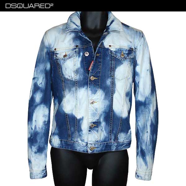 楽天市場】Dsquared2 ディースクエアード DENIM JACKET S74AM1360
