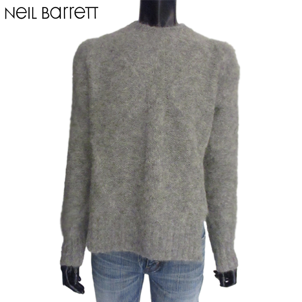 【楽天市場】ニールバレット Neil Barrett メンズ トップス ニット セーター アシンメトリーデザインクルーネックセーター グレー