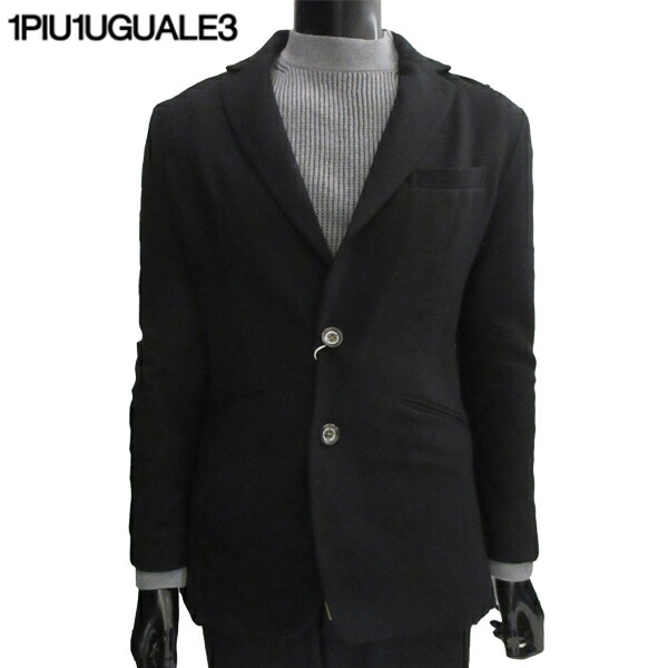 ウノピゥウノウグァーレトレリラックス 1PIU1UGUALE3 RELAX メンズ シングルジャケット カジュアル　USO-779 U99 BLACK 71A (R30250)【送料無料】【smtb-TK】
