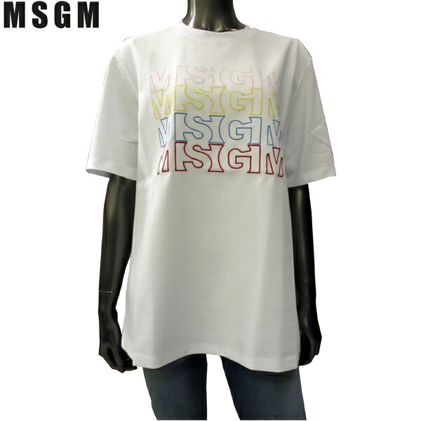 楽天市場】アウトレット MSGM【エムエスジーエム】 ロゴTシャツ