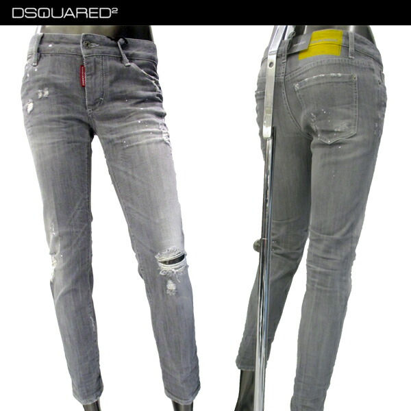 DSQUARED2 ディースクエアード　クロップド スキニー デニムパンツ ディースクエアード2 デニムパンツ クロップド スキニー