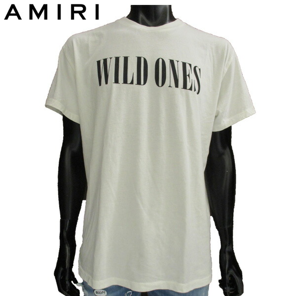 25SS AMIRI ベージュ コットン フロントプリント ロゴ Ｔシャツ 25SS AMIRI ベージュ コットン フロントプリント ロゴ Tシャツ