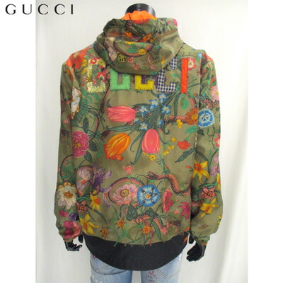 楽天市場 グッチ Gucci メンズ ジャケット パーカー ウインドブレーカー 花柄 蛇 ブランド ロゴ グッチ 2way カーキ Me0 Z790c 2859 81a R2700 送料無料 Smtb Tk ガッツ ブランドショップ