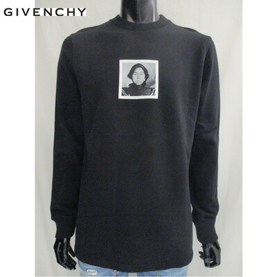 ジバンシー GIVENCHY メンズ トップス スウェット トレーナー フォトグラフプリント付きスウェット ブラック 17W7172653 001 BLACK 81A (R59800)【送料無料】【smtb-TK】