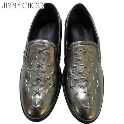 【美品】ジミーチュウ★モカシンシューズ★メンズ MARLOW MOCCASIN | ブラックボックスカーフレザー・モカシン