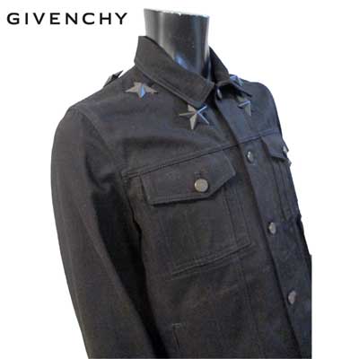 楽天市場 ジバンシー Givenchy メンズ アウター ジャケット デニムジャケット ブラックスタースタッズ付きデニムジャケット 黒 5643 474 001 31a R 送料無料 Smtb Tk ガッツ ブランドショップ