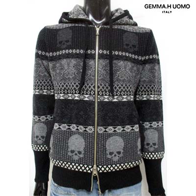 ◯GEMMA.H UOMO スカルプリント チェック柄カーディガン ◯GEMMA.H UOMO スカルプリント チェック柄カーディガン - メルカリ