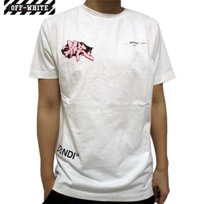 オフホワイト☆フロントロゴ半袖Tシャツ 210109-001.jpg